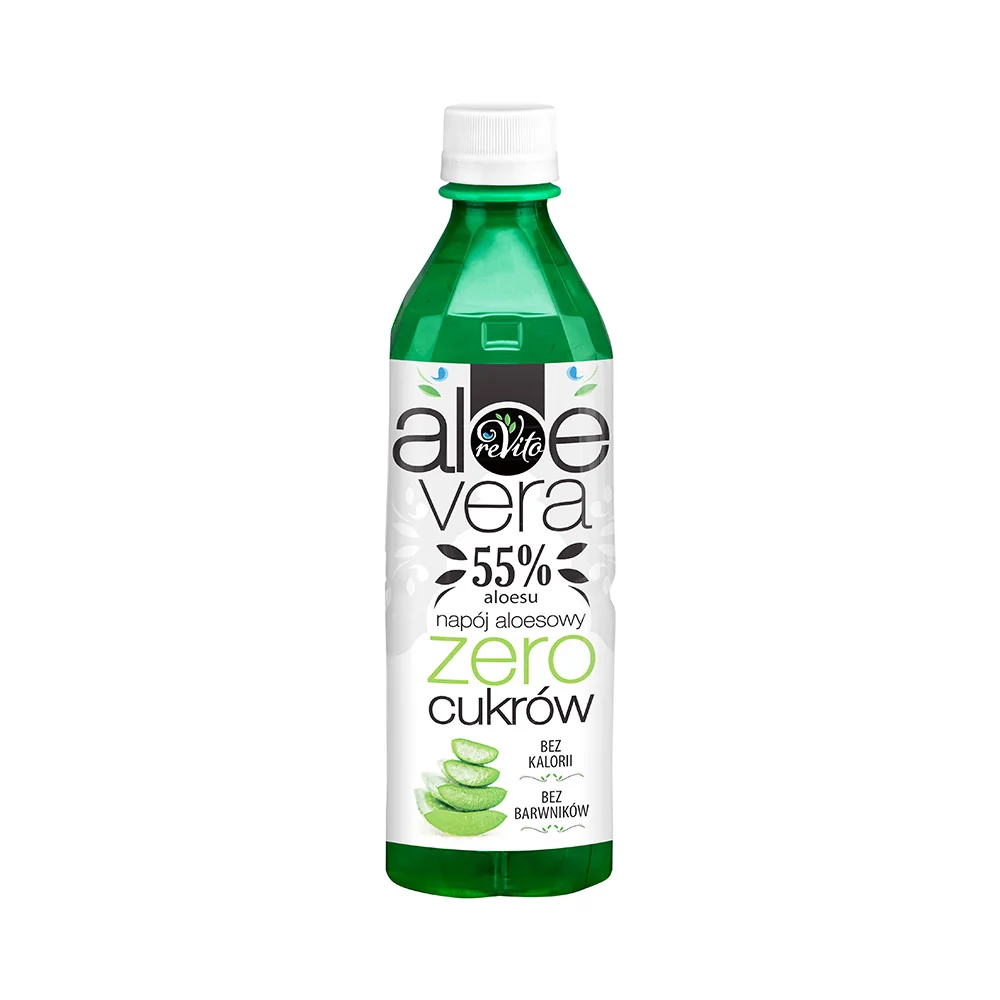 ReVito Aloe Vera Napój aloesowy bez cukru, 500 ml