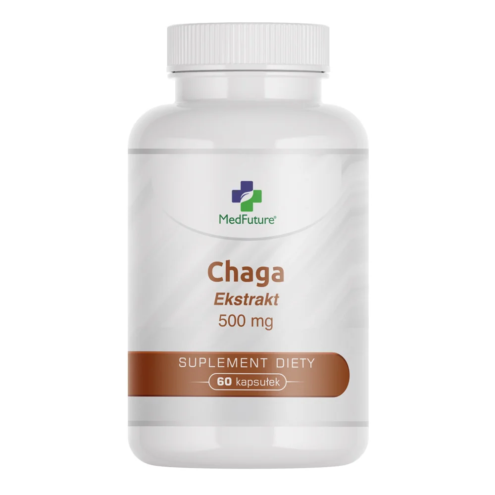 MedFuture Chaga 500 mg, 60 kapsułek