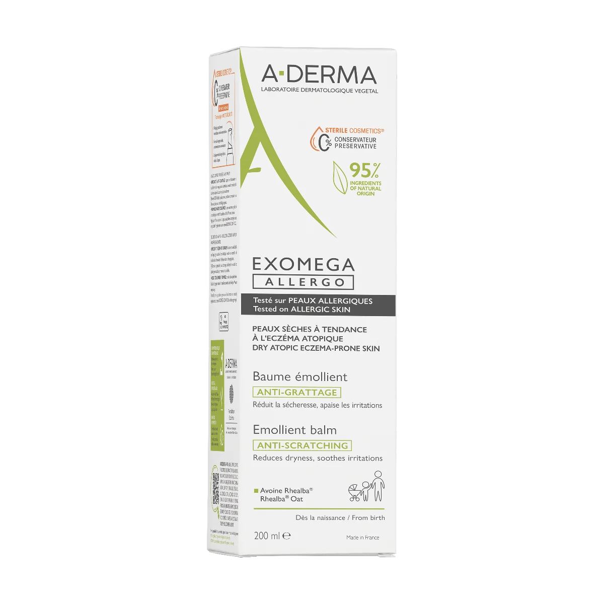 A-Derma Exomega Allergo balsam emolient, 200 ml