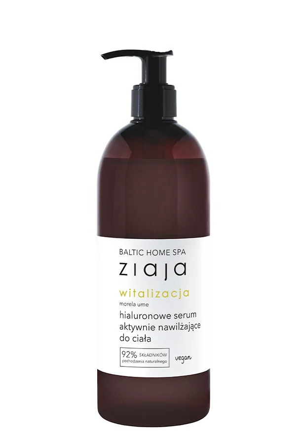 Ziaja Baltic Home Spa Witalizacja, hialuronowe serum aktywnie nawilżające do ciała, 400 ml