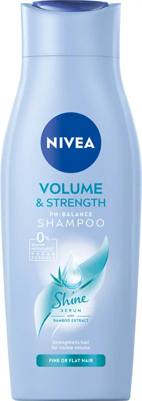 Nivea Volume & Strength Szampon pielęgnujący do włosów, 400 ml