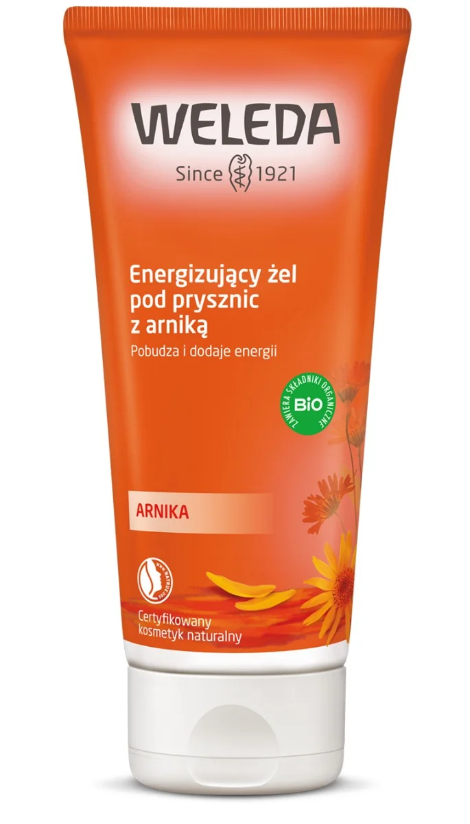 Weleda Energizujący żel pod prysznic z arniką, 200 ml