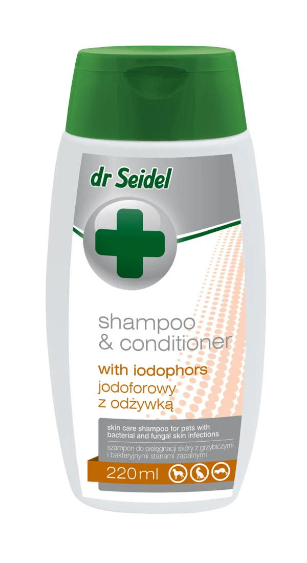 dr Seidel szampon jodoforowy z odżywką, 220 ml