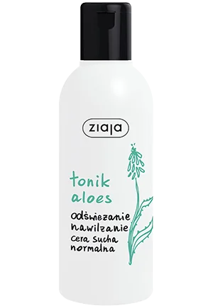 Ziaja Aloesowa, tonik do twarzy, cera sucha i normalna, 200 ml