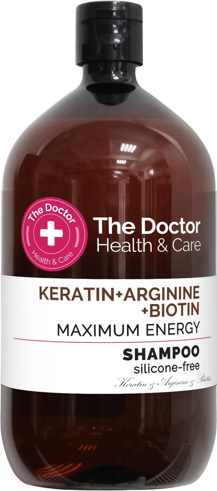 The Doctor Health & Care, wzmacniający szampon do włosów Keratyna i Arginina, 946 ml