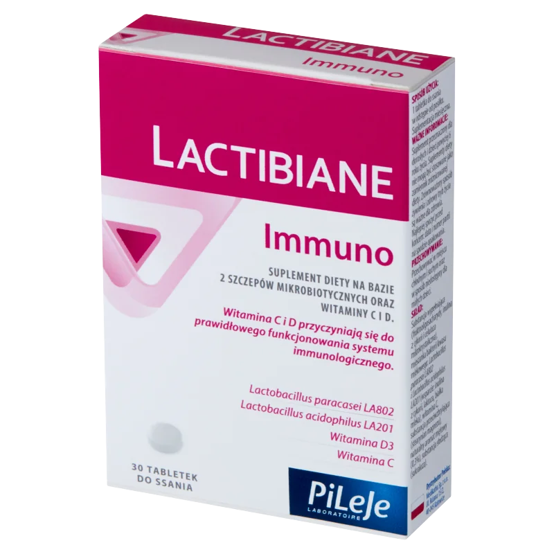 Lactibiane Immuno suplement diety, 30 tabletek do ssania