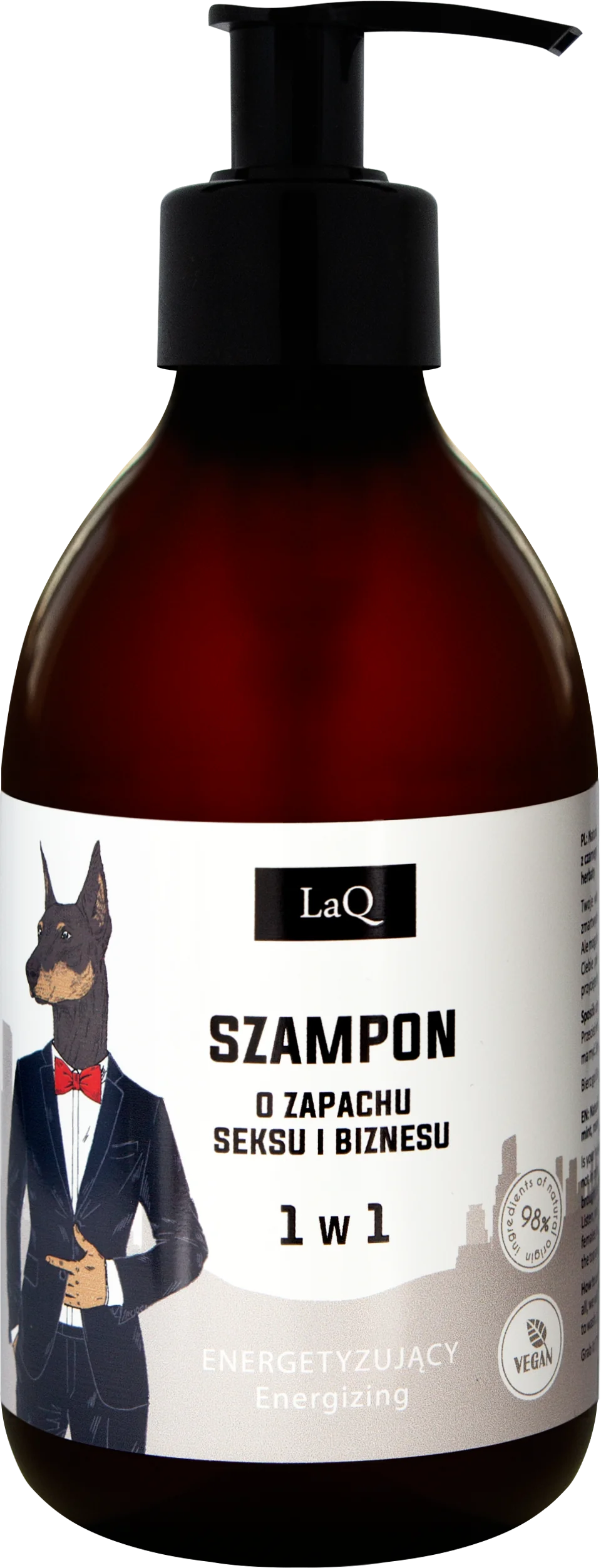 LaQ Doberman szampon dla facetów 1w1, 300 ml