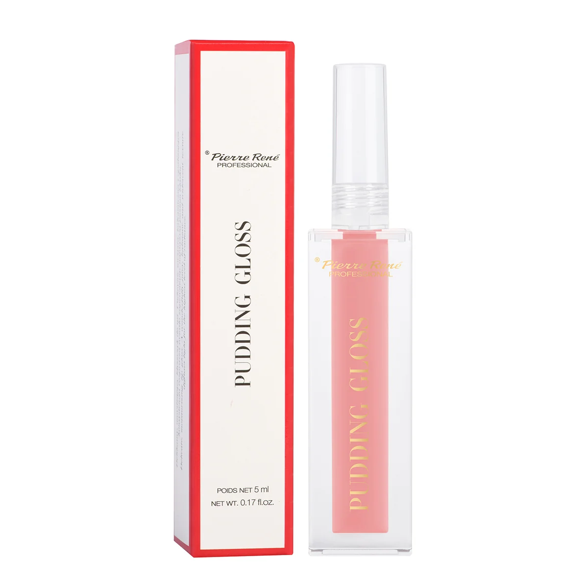 Pierre René Professional Pudding Lip Gloss Błyszczyk do ust 01 Glossy Up Honey, 5 ml