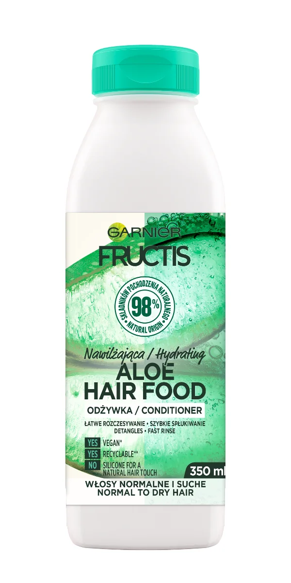 Garnier Fructis Aloe Hair Food nawilżająca odżywka do włosów, 350 ml