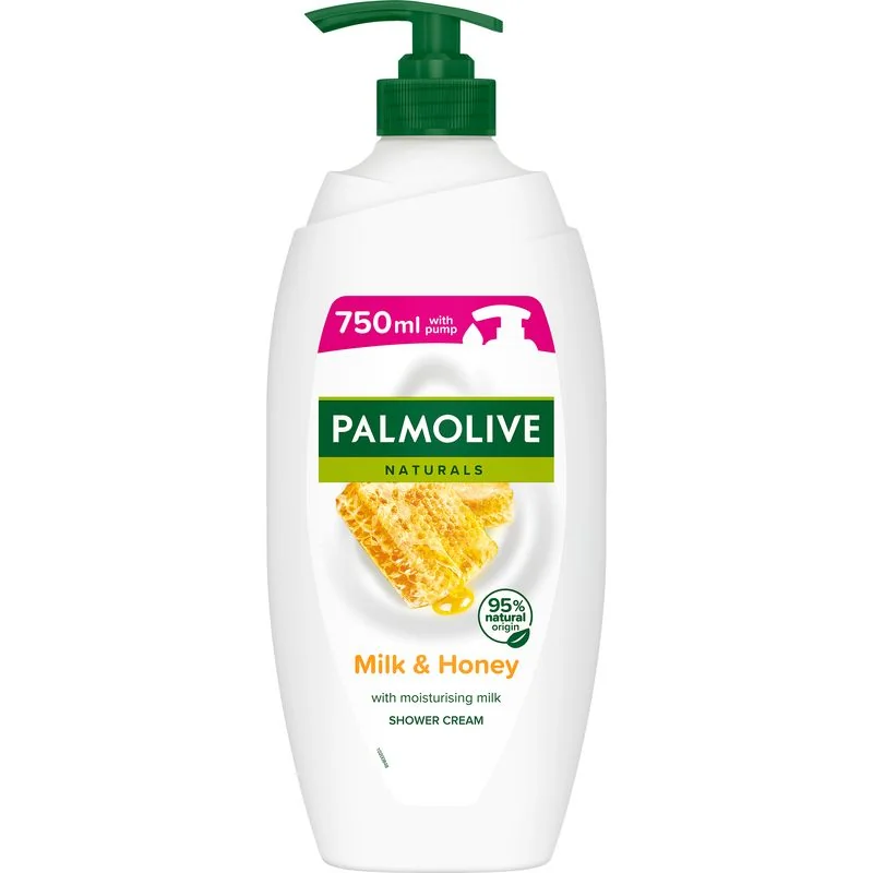 Palmolive Naturals, kremowy żel pod prysznic Milk & Honey, 750 ml