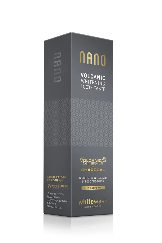 Whitewash Nano Volcanic Whitening Toothpaste wybielająca pasta do zębów z węglem aktywnym i wulkanicznymi minerałami, 75 ml