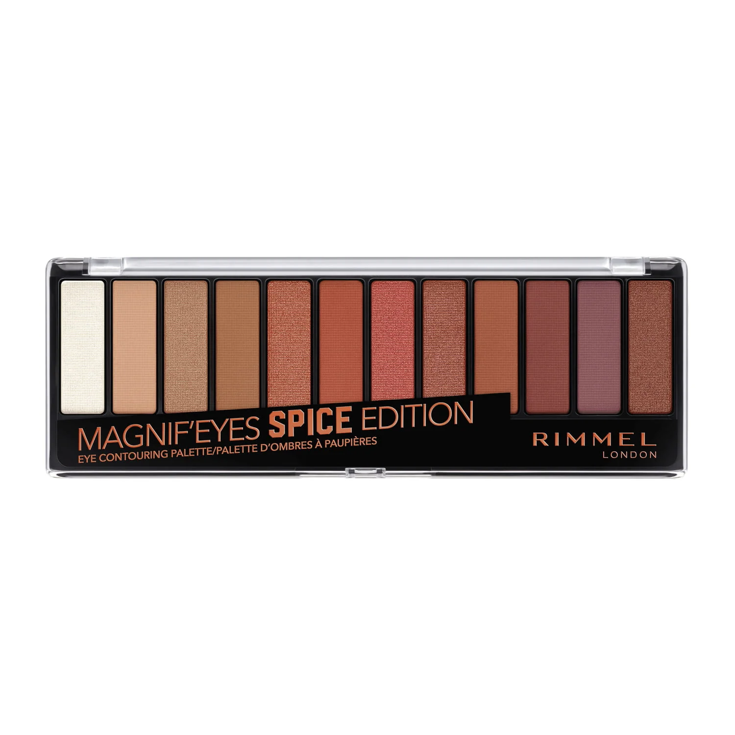 Rimmel Magnif'Eyes Spice Edition paleta cieni do powiek, 1 szt.